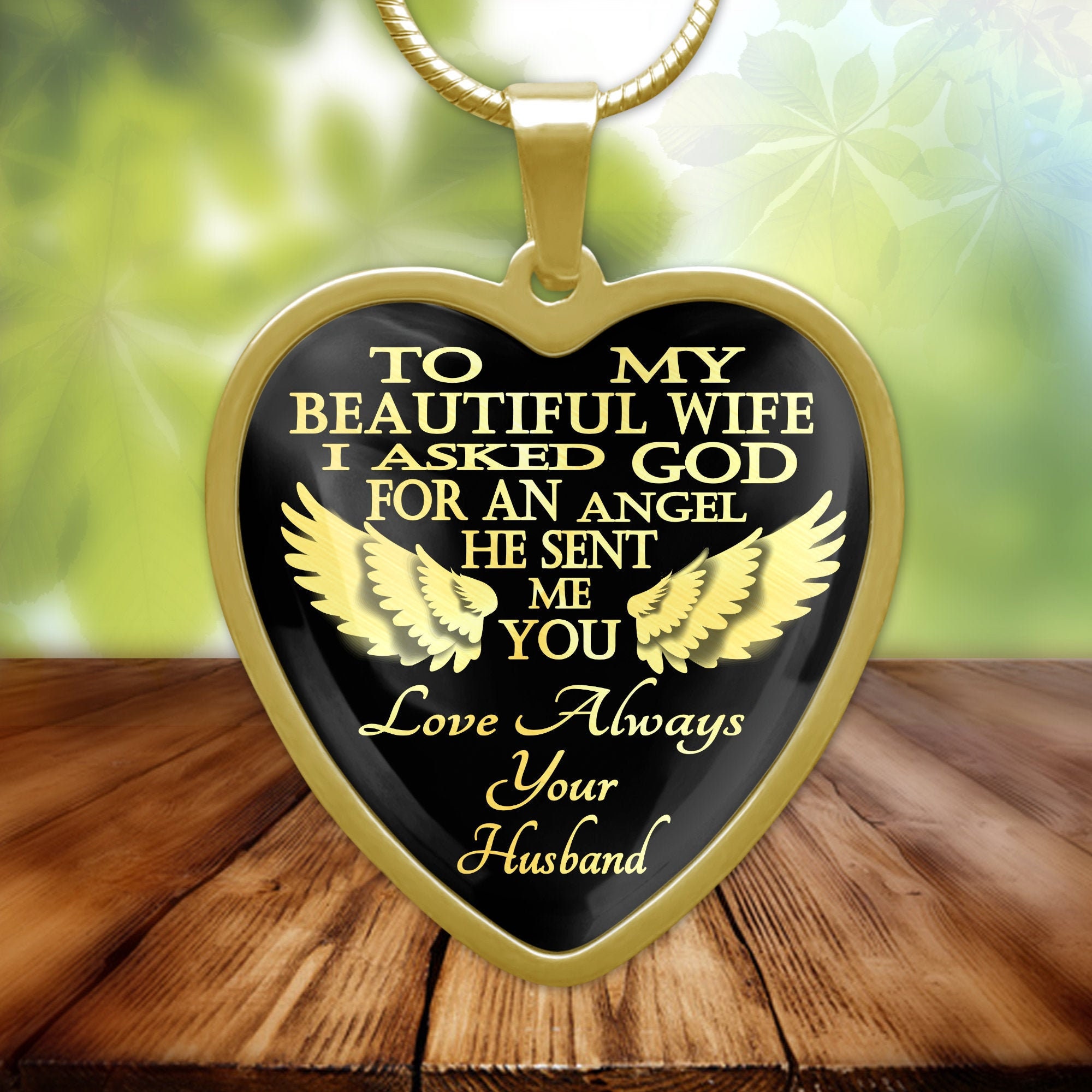 I asked god best sale for an angel necklace