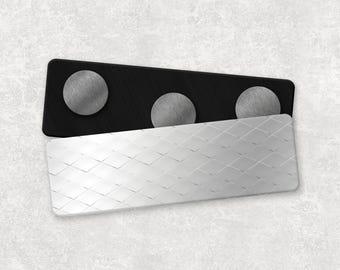 Magnetic Name Badge Backing -Id badge, name tag magnet only, adhesive back