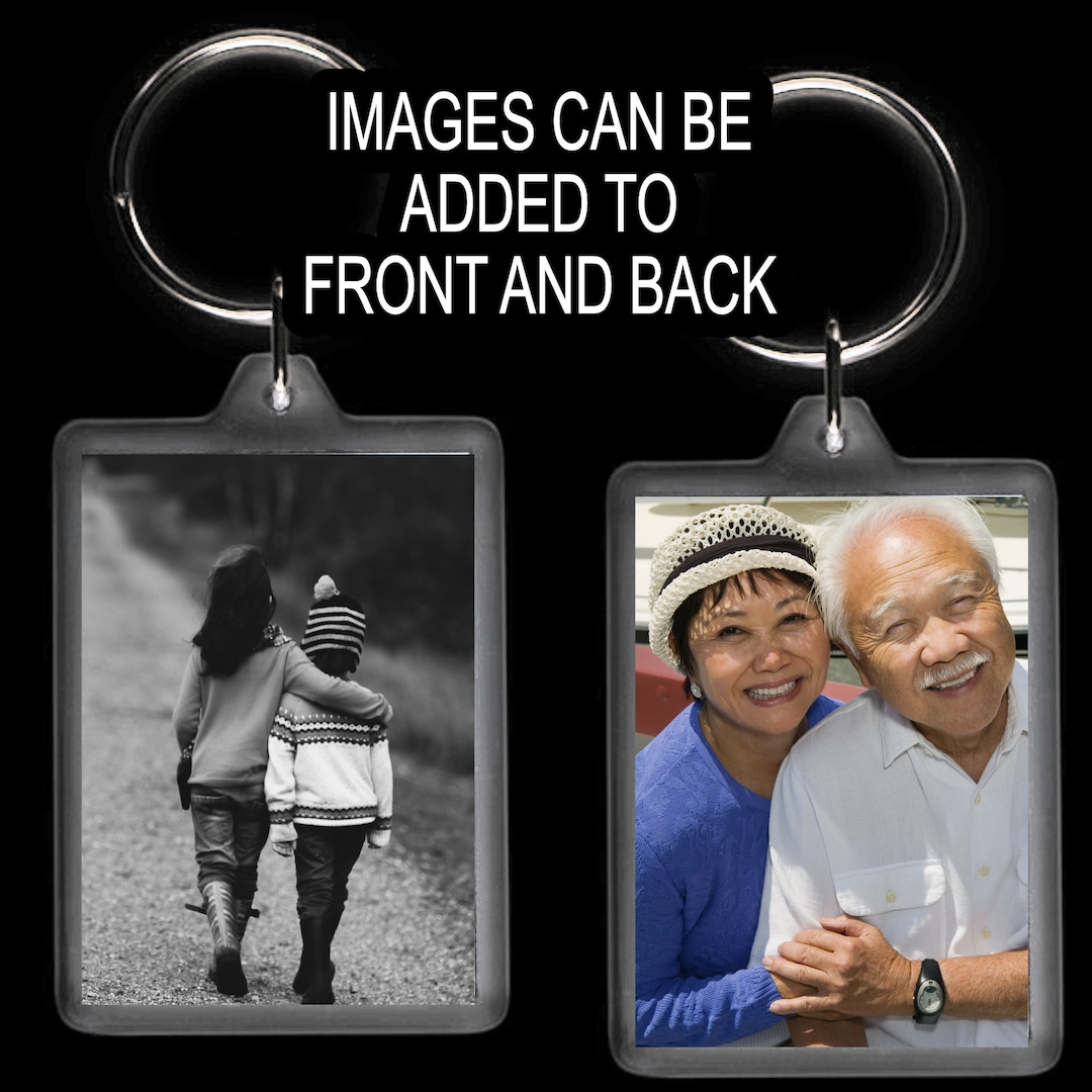 Photo or Promotional Logo Key-chain - Double Sided Acrylic Keychain ...