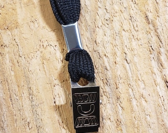 Lanyard with Clip, 3/8" comfortable nylon braided cord multiple colors
