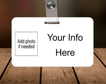 Lanyard id card, pvc name tag badge, we create it, horizontal or vertical styles