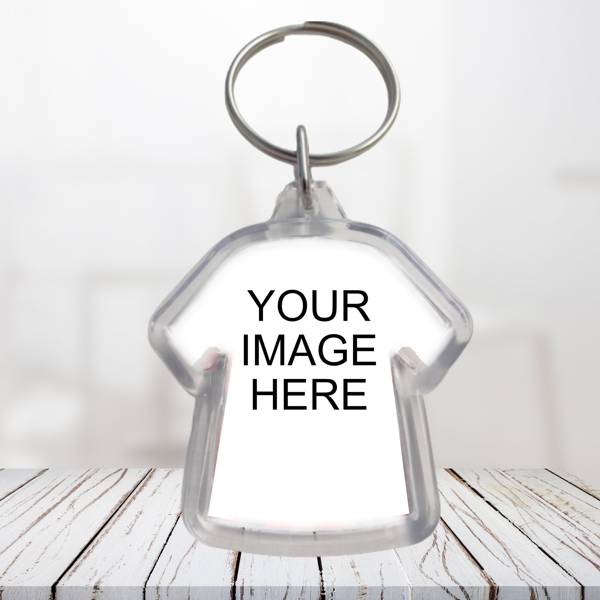 Photo or Promotional Key-chain - Acrylic T-shirt Shape Keychain 