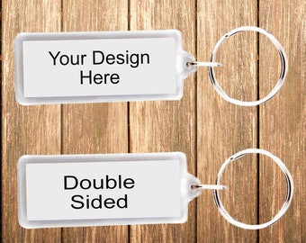 Custom key-chain - Double sided acrylic keychain - great for gifts, giveaways
