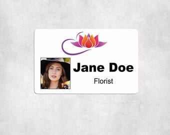 Id card, pvc name tag badge no hole, we create it, horizontal or vertical styles, work ID, Cosplay