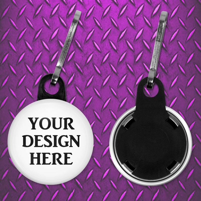 Button Zipper Pull - Etsy