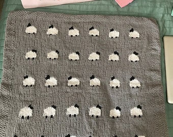 Counting Sheep Baby Blanket