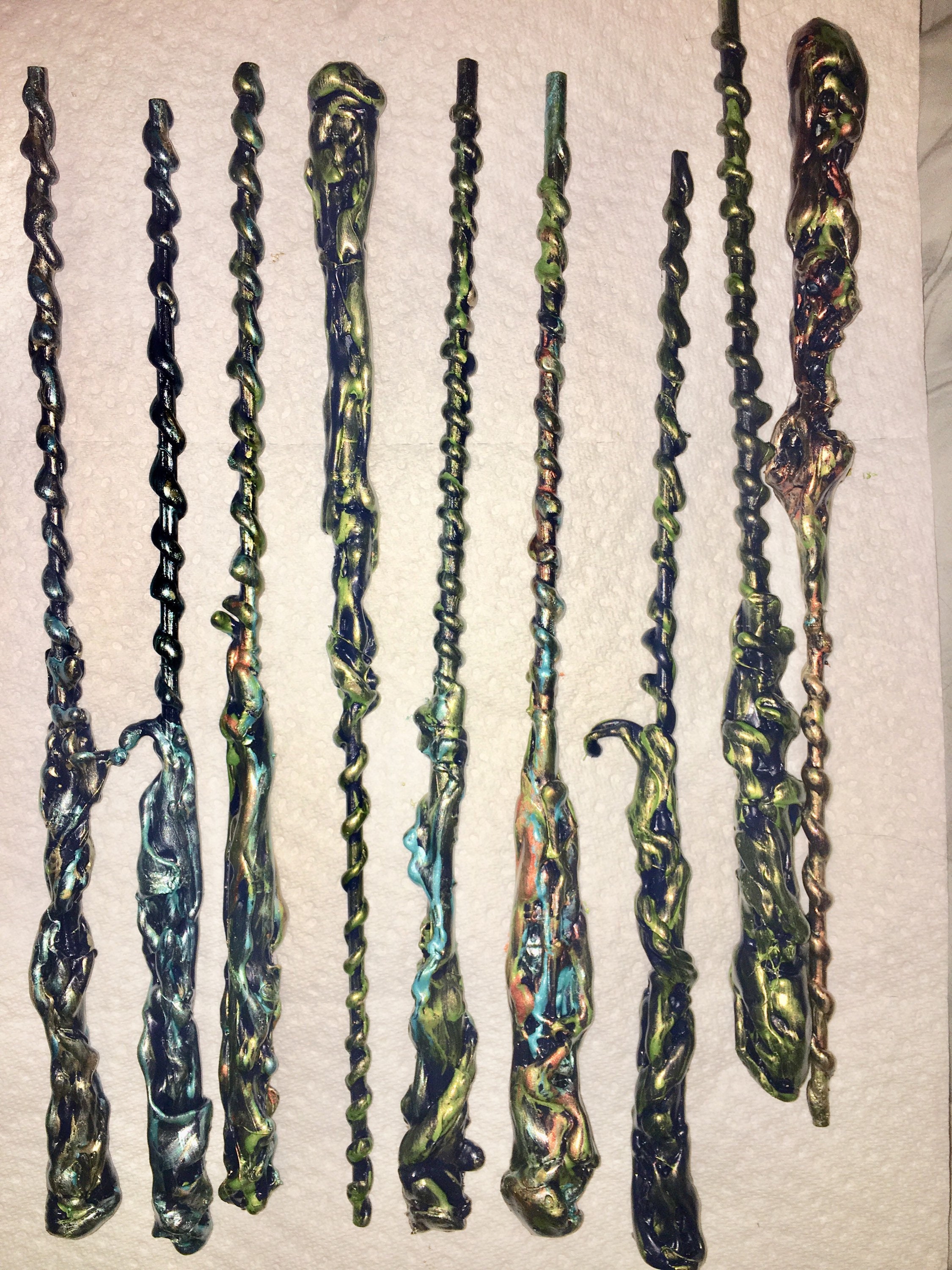 Got Dementors One spiral wand Etsy