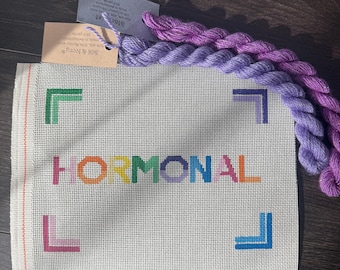 Hormonal Needlepoint Canvas