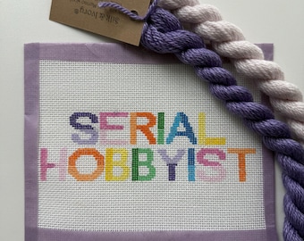 Serial Hobbyist Needlepoint Canvas