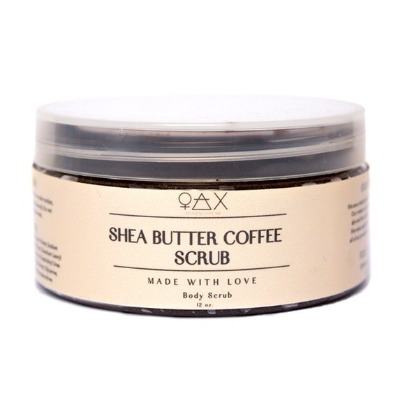 Shea Butter Coffee Sugar Scrub Coffee Scrub Sugar Scrub Etsy