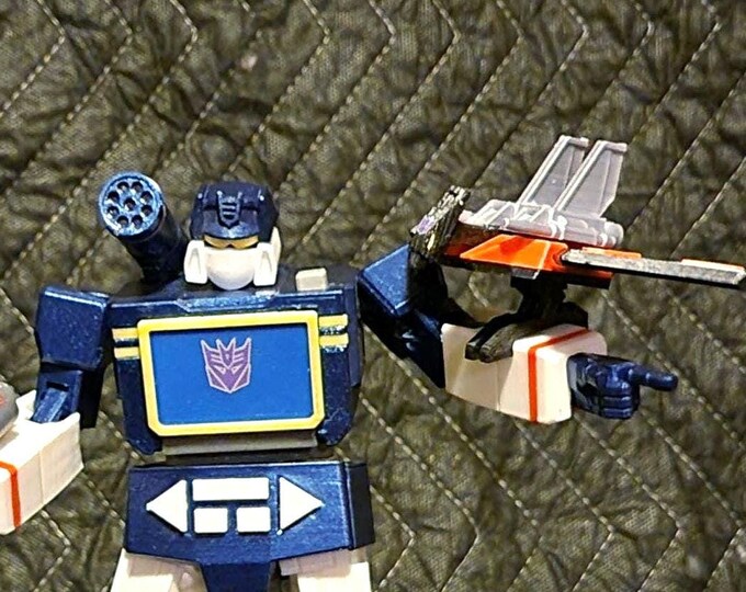SOUNDWAVE [toon Custom] Fan Made G1 Transformers Articulated 3d Printed ...