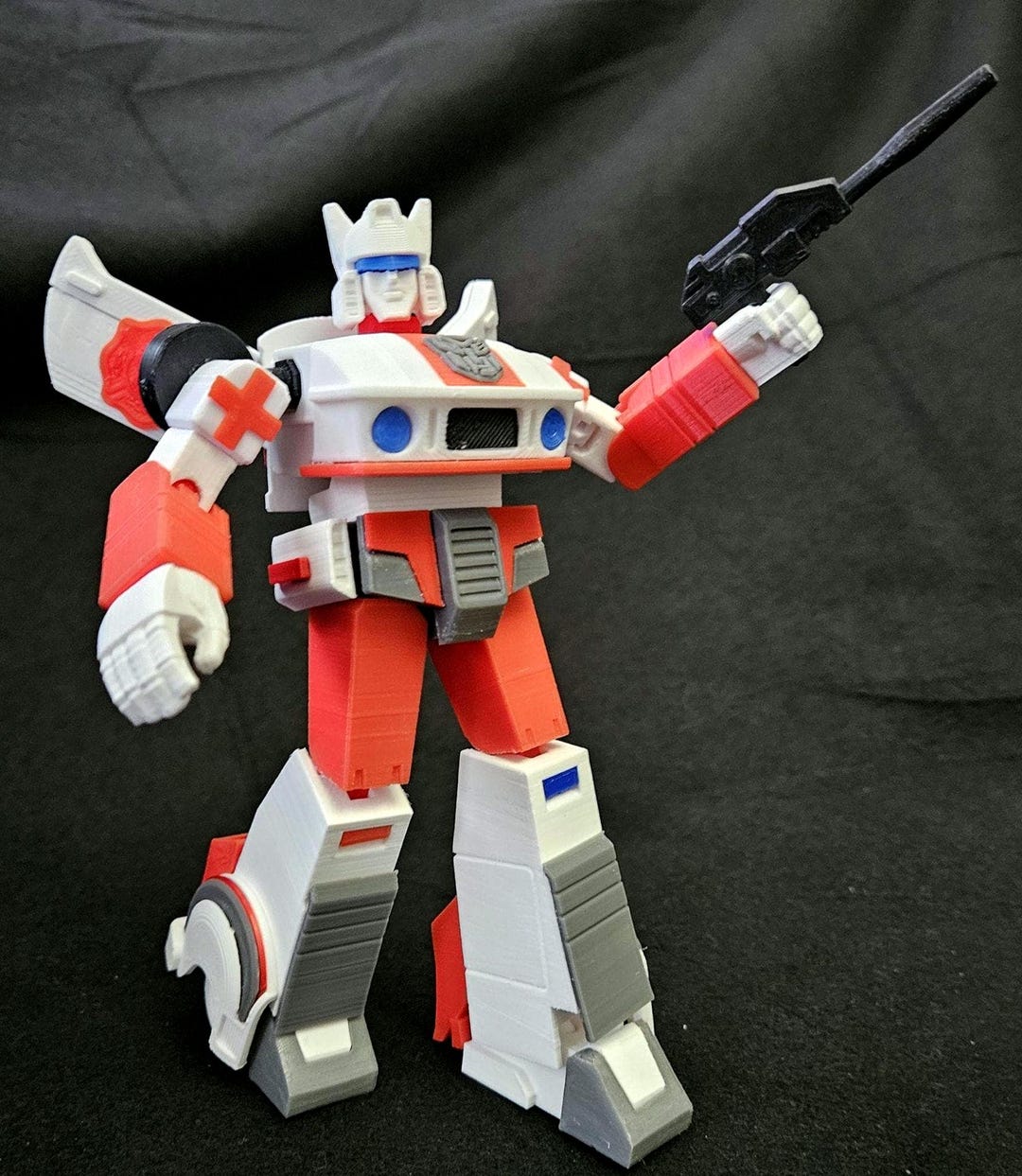 REDXROSS Custom Articulated EMT Robot Figure – Jazz-inspired Autobot ...
