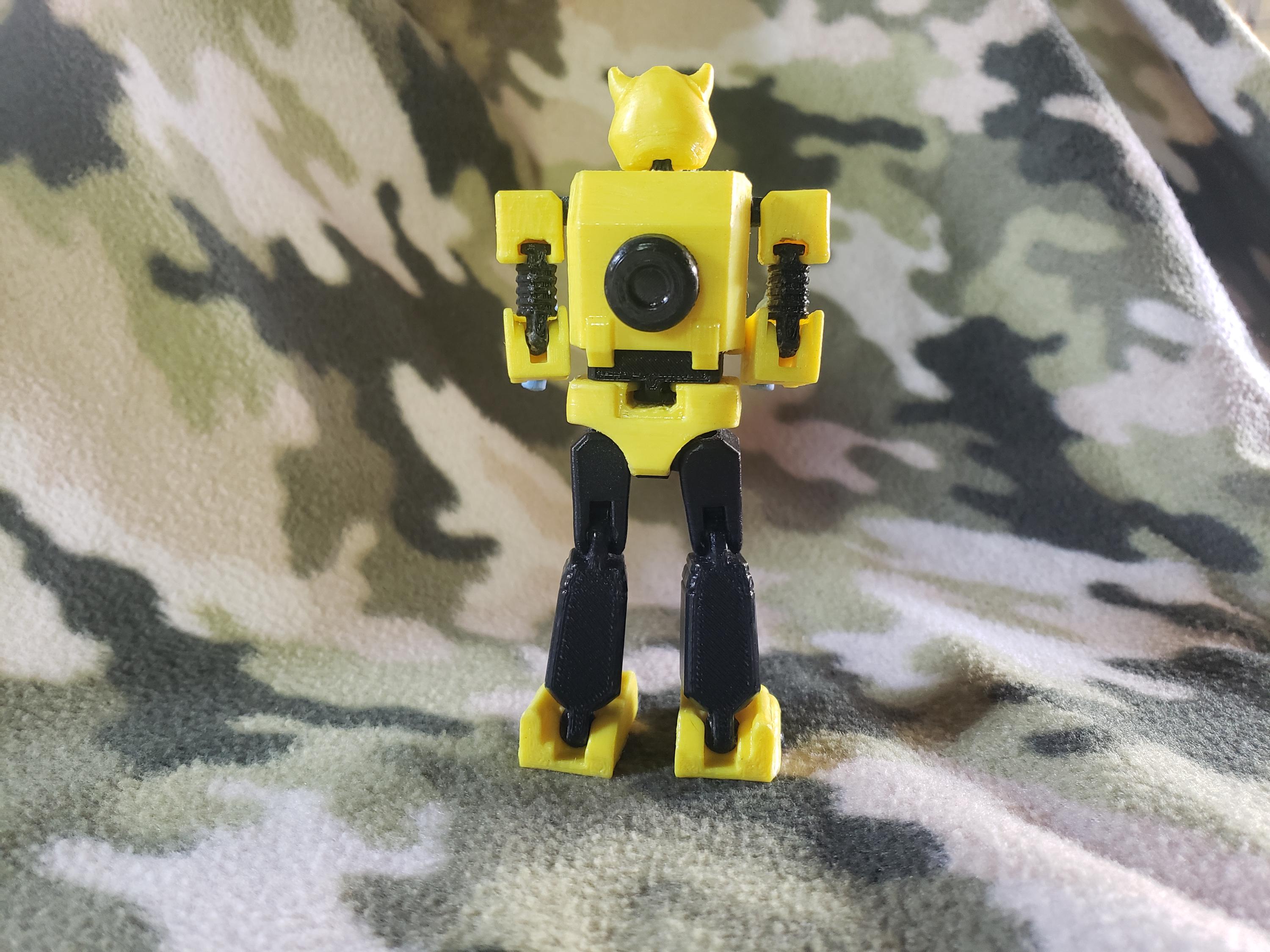 Bumblebee Toon Version Fan Made G1 Transformers Articulated 3d Printed ...
