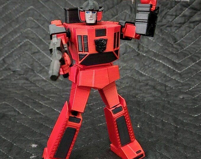 SPINOUT [custom] Fan Made G1 Transformers Articulated 3d Printed Action ...