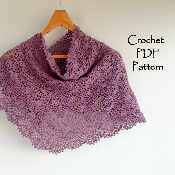 Motifs of the crochet Lace crochet pattern Crochet lace shawl pattern crochet motifs shawl Crochet japanese Crochet summer pattern