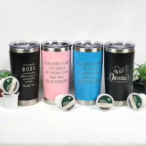 Engraved Personalized Tumbler | Custom Travel Mugs | personalized gift custom tumbler | Engraved Coffee Tumbler | Insulated Stainless steel