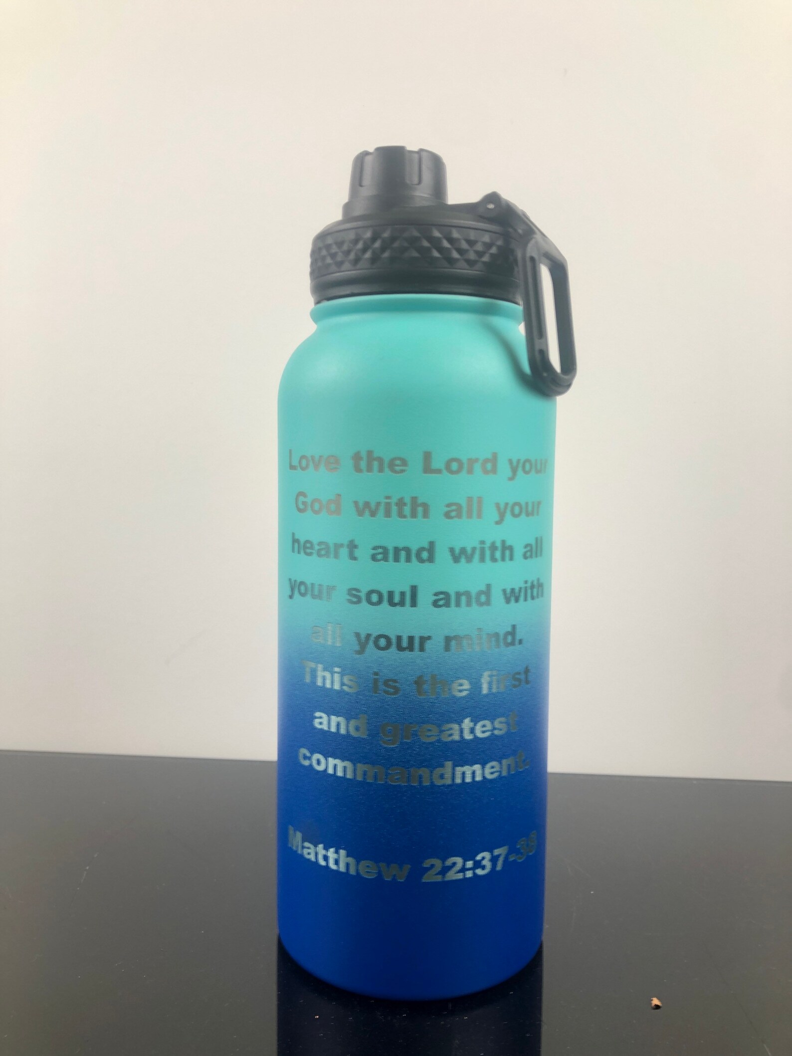 Bible Verse Water Bottle 32 Ounce or 22 Ounce Create Your Own Etsy