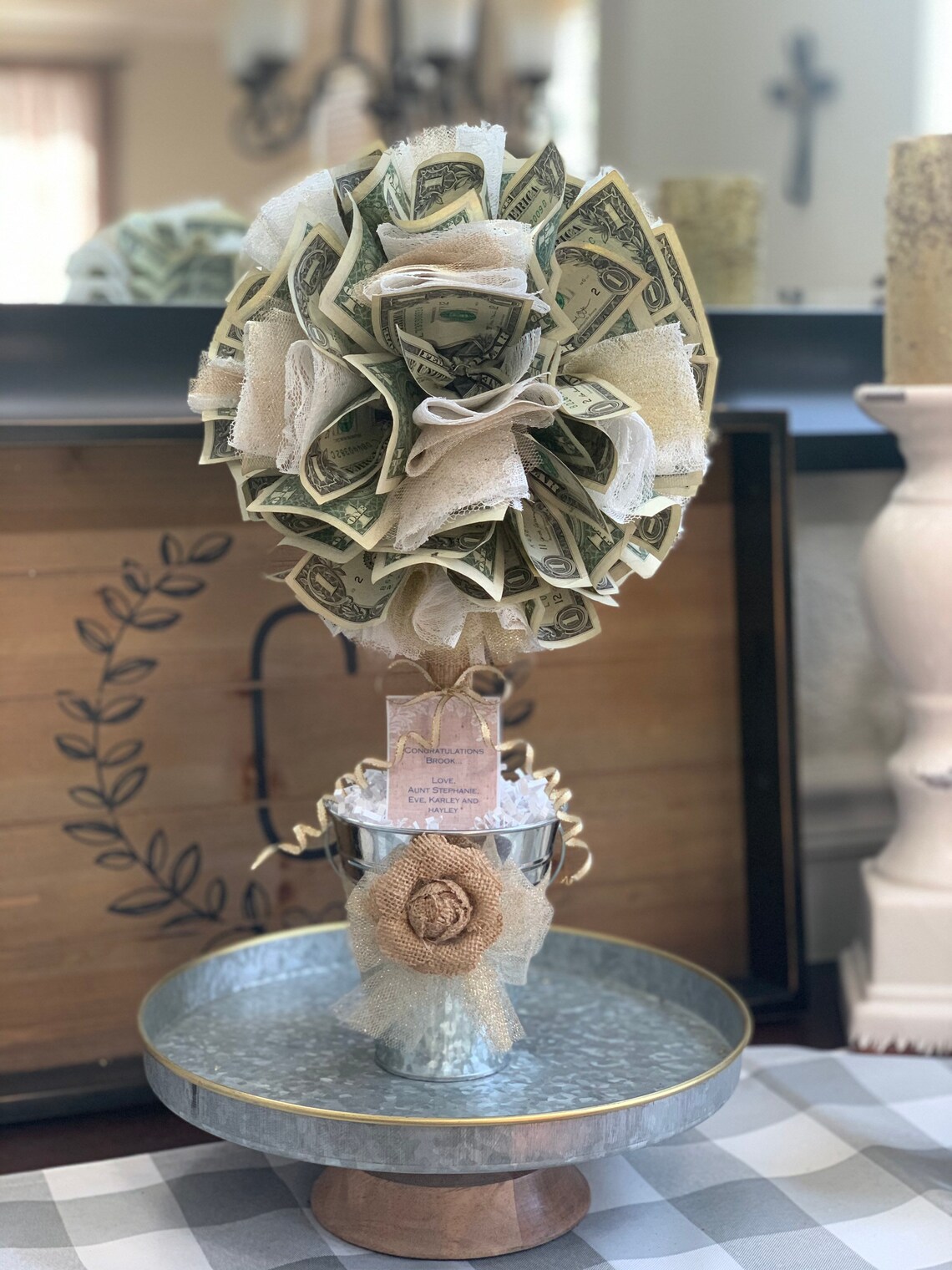 Money Tree Gift Etsy