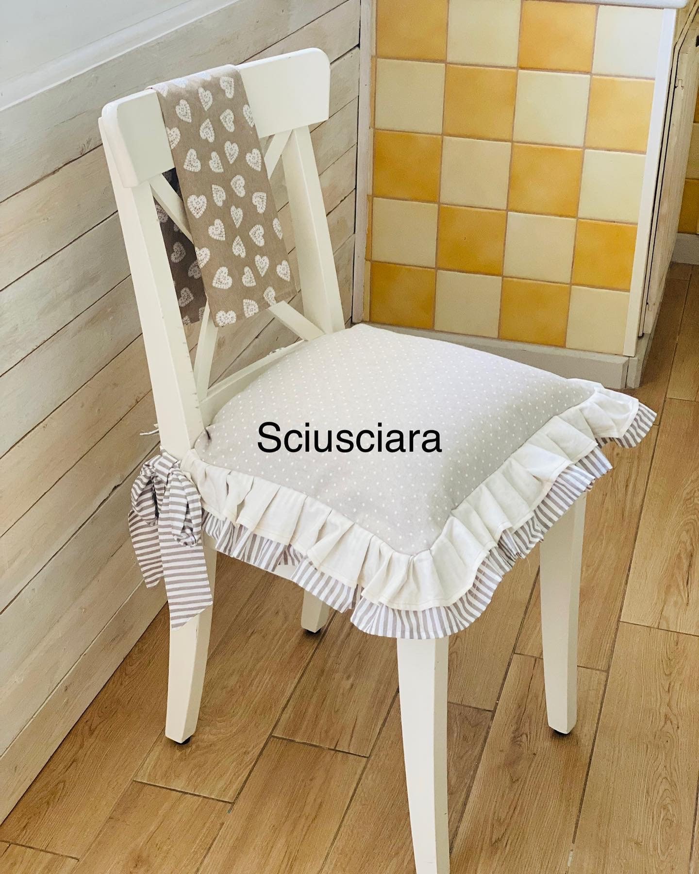 Shabby Cuscini Sedie Cuscini Coprisedia Blanc Mariclo Cuscini