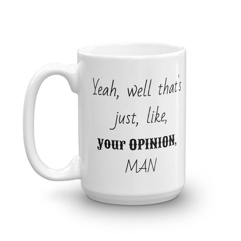 big lebowski cup