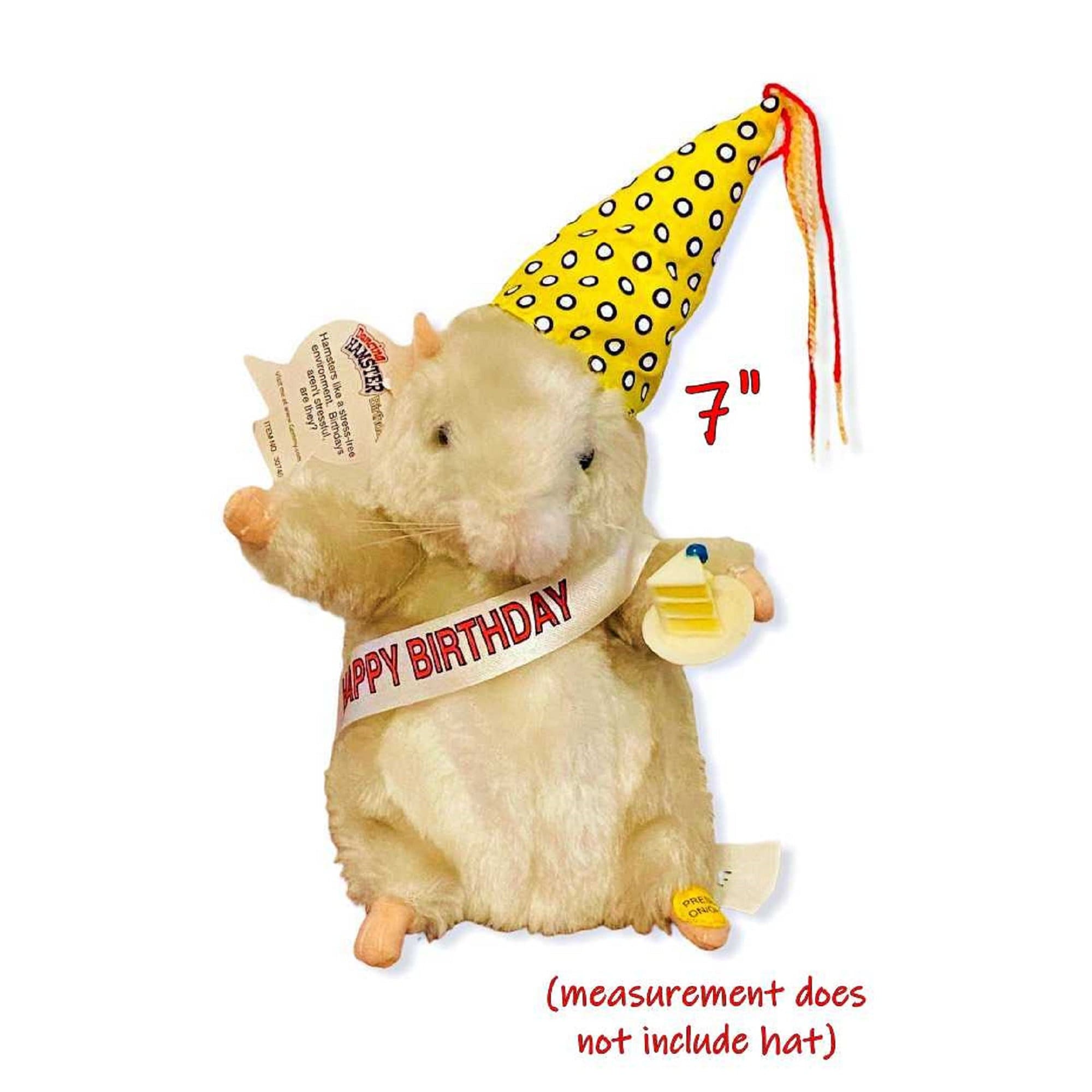 Happy birthday singing hamster clearance toy