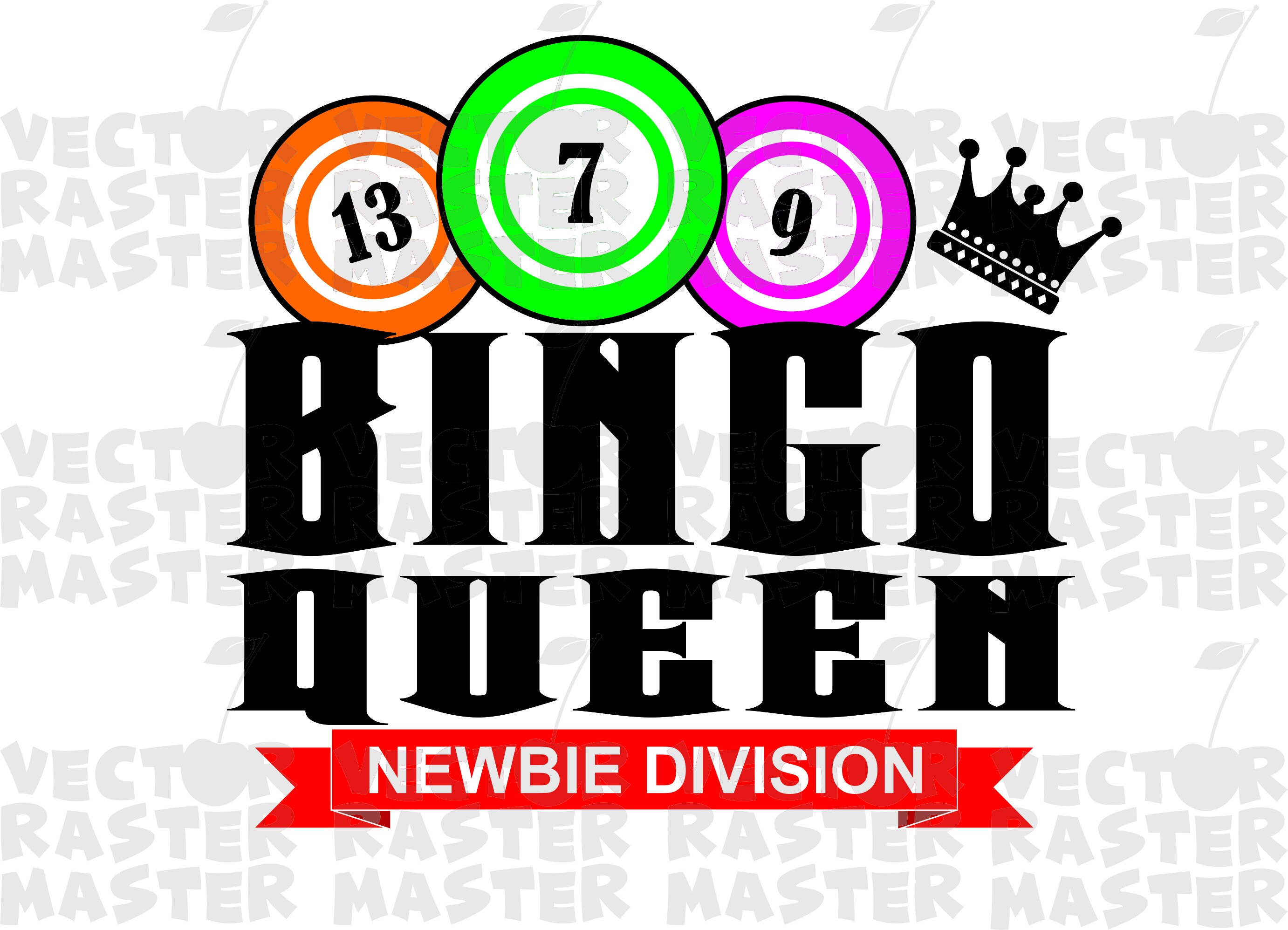 Bingo Queen SVG High Quality Cutting And/or Print File Svg Etsy UK
