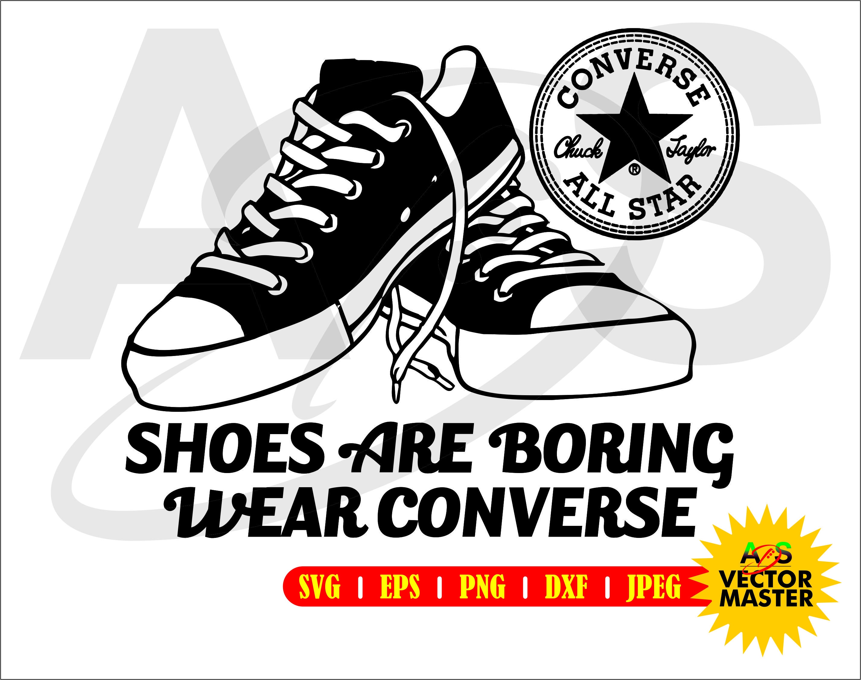 frakke hver gang Parcel Wear Converse Converse Logo Svg Png Eps Dxf Jpeg Iron - Etsy Denmark