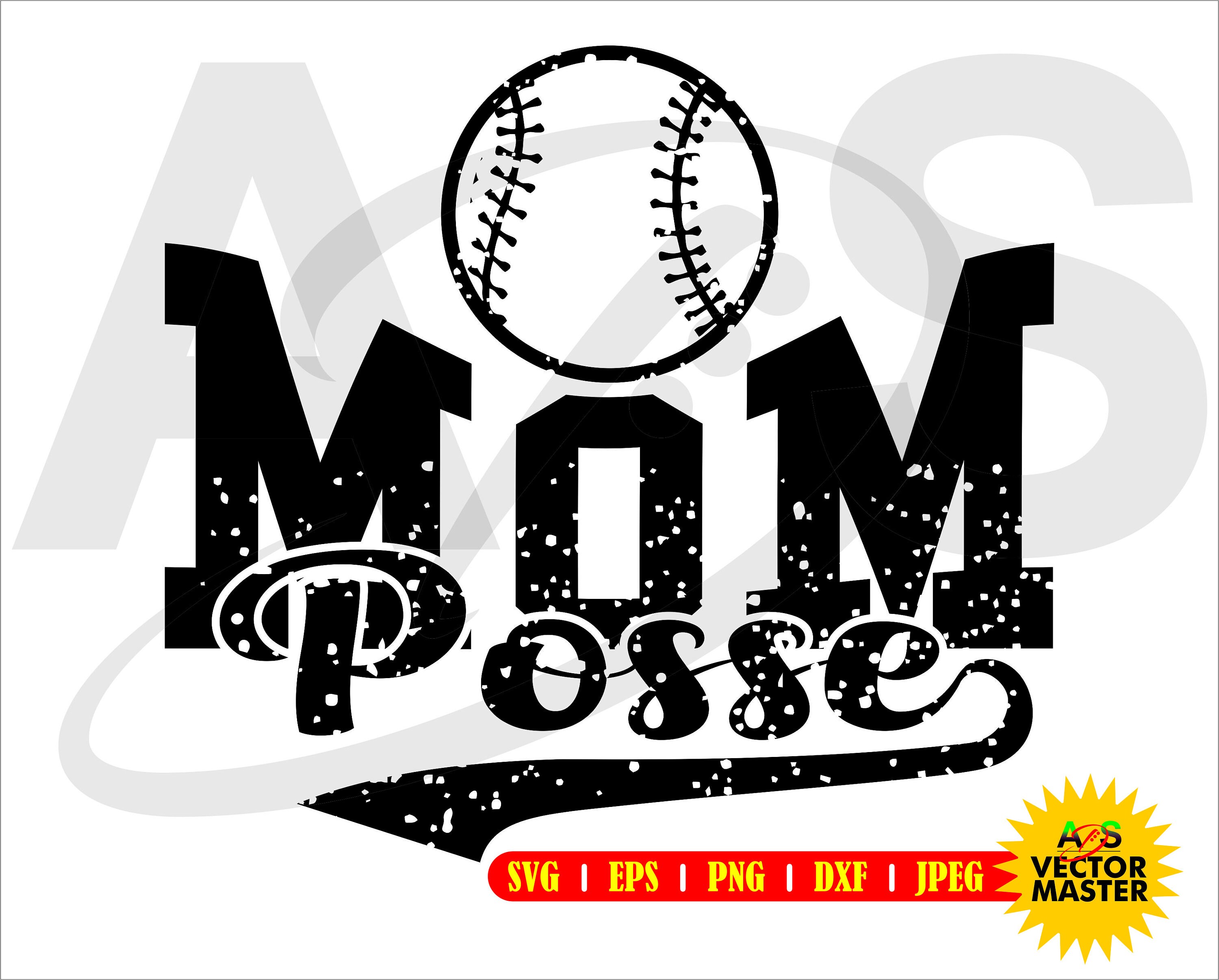 Download MOM Posse MOM SVG Baseball svg High quality Cut or Print ...