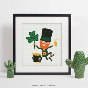 Saint Patrick's day Cross stitch pattern Embroidery Pattern Instant Download Embroidery Designs image 2