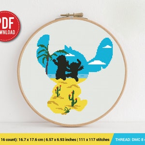 Silhouette Stitch Cross stitch pattern | Embroidery Pattern | Instant Download | Embroidery Designs