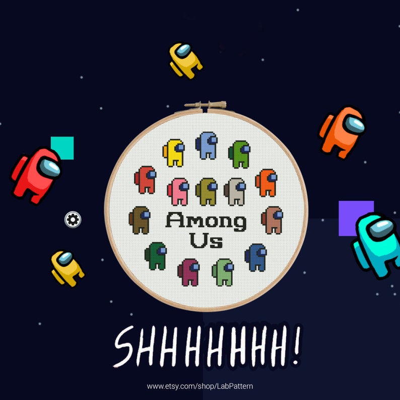 Among us cross stitch pattern jessecmault pattern instant etsy Among us cross stitch pattern jessecmault pattern instant etsy