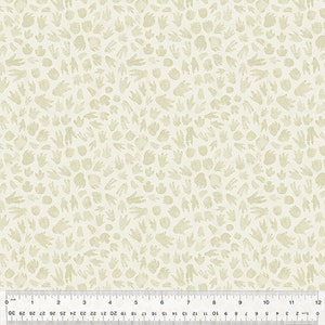 Anthology Fabric Age of the Dinosaur Collection, Tracks (Linen) (53560D-2)