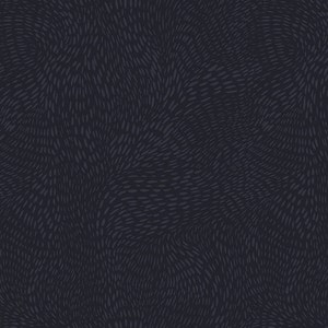 May include: Abstract seamless pattern with a dark blue background and a swirling, wavy design of small, light blue, oval shapes.