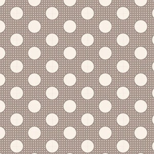 Tilda Fabric Classic Basics Collection, Dots (Grey) (130012)