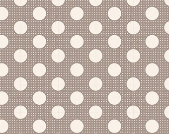 Tilda Fabric Classic Basics Collection, Points (Gris) (130012)