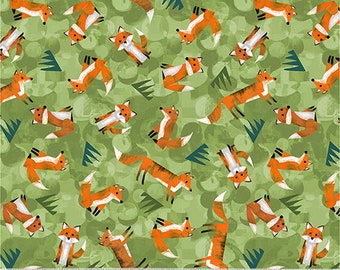 Anthology Fabric Wild North Collection, Wild Foxes (53936D-6)