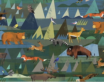 Anthology Fabric Wild North Collection, The Great Outdoors (53934D-3)
