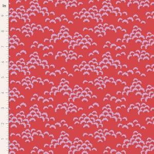 Tilda Fabric Bloomsville Collection, Cottonbloom (Paprika) (100503)