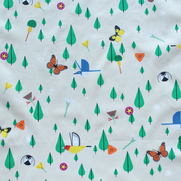 Birch Fabric Charley Harper Santa Rosa Collection, Santa Rosa Field (CH-320)