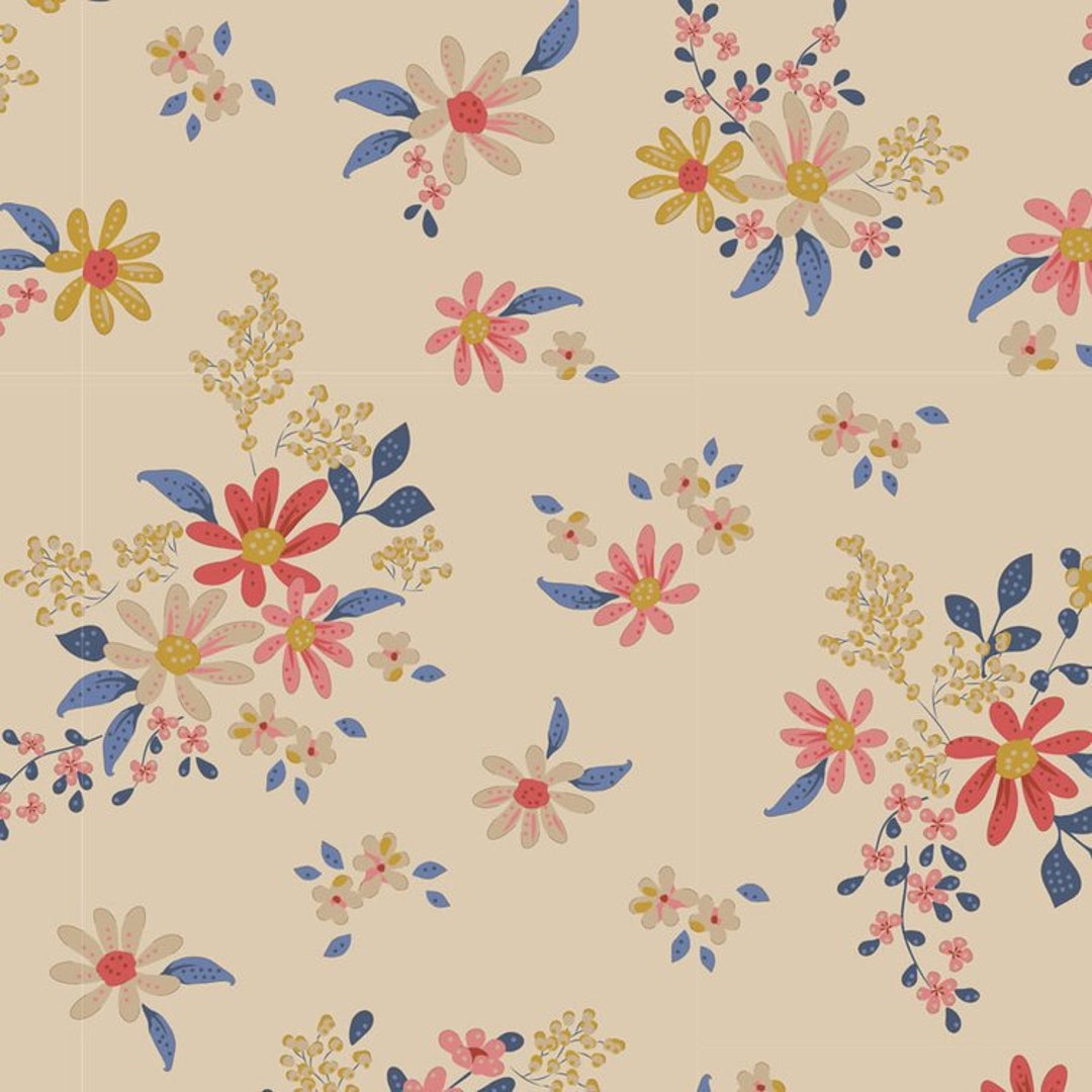 Tilda Fabric Chic Escape Collection Daisyfield Blenders Etsy