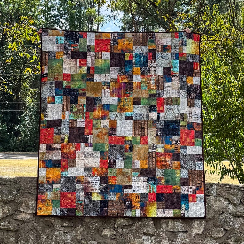 Prismatic Patchwork Quilt - Etsy