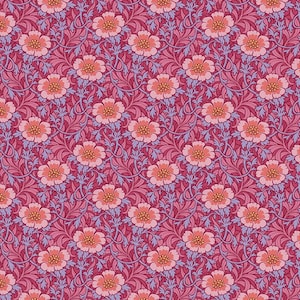 Tilda Fabric Hibernation Collection, Winterrose (Hibiscus)
