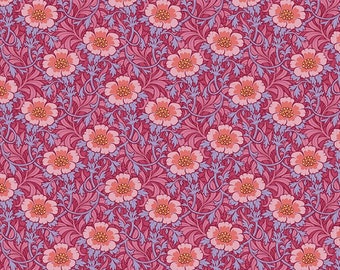 Tilda Fabric Hibernation Collection, Winterrose (Hibiscus)