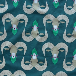Birch Fabric Charley Harper Santa Rosa Collection, Ram Trekking (CH-313)