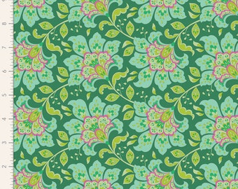 Tilda Fabric Bloomsville Collection, Flowermarket (Pine) (100514)