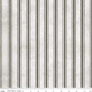 May include: White fabric with vertical black stripes. The fabric has a textured, linen-like appearance.