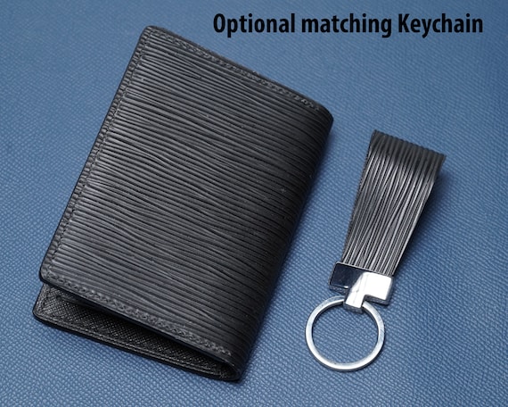Saffiano & Epi Leather Vertical Bifold Pocket Organizer -  Hong Kong