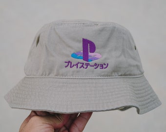 PS Vaporwave Embroidered Bucket Hat