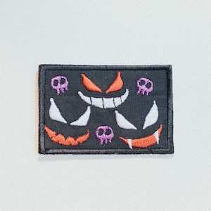 Ghost Type Town Anime Embroidered Patch