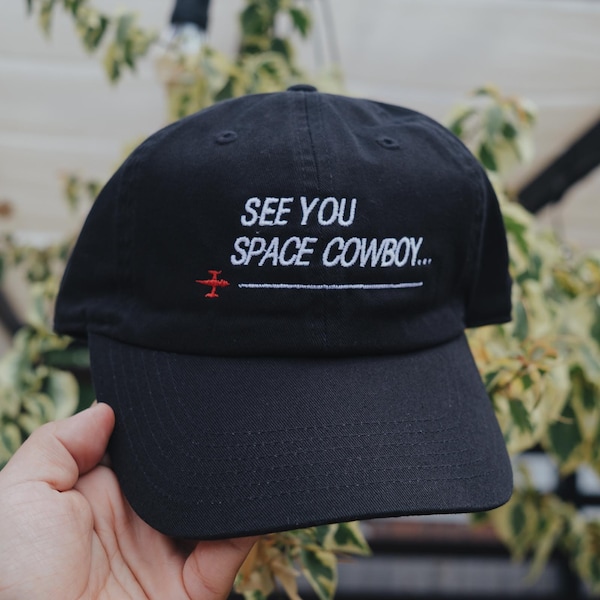 See You Space Cowboy 90s Anime Embroidered Hat